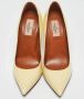 Valentino Vintage Pre-owned Leather heels Beige Dames - Thumbnail 2