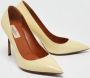 Valentino Vintage Pre-owned Leather heels Beige Dames - Thumbnail 3