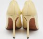 Valentino Vintage Pre-owned Leather heels Beige Dames - Thumbnail 4