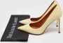 Valentino Vintage Pre-owned Leather heels Beige Dames - Thumbnail 8