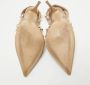 Valentino Vintage Pre-owned Leather heels Beige Dames - Thumbnail 5