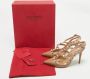 Valentino Vintage Pre-owned Leather heels Beige Dames - Thumbnail 8