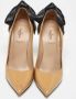 Valentino Vintage Pre-owned Leather heels Beige Dames - Thumbnail 2