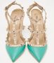 Valentino Vintage Pre-owned Leather heels Beige Dames - Thumbnail 2