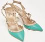 Valentino Vintage Pre-owned Leather heels Beige Dames - Thumbnail 3
