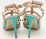 Valentino Vintage Pre-owned Leather heels Beige Dames - Thumbnail 4