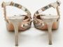 Valentino Vintage Pre-owned Leather heels Beige Dames - Thumbnail 4