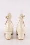 Valentino Vintage Pre-owned Leather heels Beige Dames - Thumbnail 2