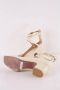Valentino Vintage Pre-owned Leather heels Beige Dames - Thumbnail 6