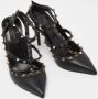Valentino Vintage Pre-owned Leather heels Black Dames - Thumbnail 4
