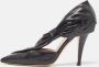 Valentino Vintage Pre-owned Leather heels Black Dames - Thumbnail 2