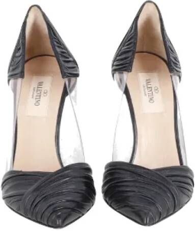 Valentino Vintage Pre-owned Leather heels Black Dames