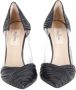 Valentino Vintage Pre-owned Leather heels Black Dames - Thumbnail 2