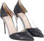 Valentino Vintage Pre-owned Leather heels Black Dames - Thumbnail 4