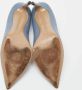 Valentino Vintage Pre-owned Leather heels Blue Dames - Thumbnail 6