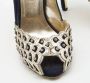 Valentino Vintage Pre-owned Leather heels Blue Dames - Thumbnail 9