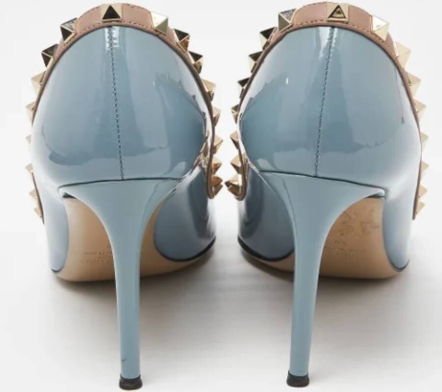 Valentino Vintage Pre-owned Leather heels Blue Dames