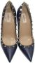 Valentino Vintage Pre-owned Leather heels Blue Dames - Thumbnail 6