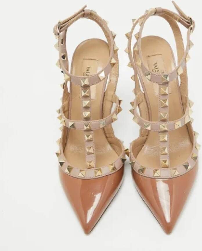 Valentino Vintage Pre-owned Leather heels Brown Dames