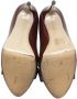 Valentino Vintage Pre-owned Leather heels Brown Dames - Thumbnail 5