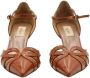 Valentino Vintage Pre-owned Leather heels Brown Dames - Thumbnail 2