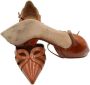 Valentino Vintage Pre-owned Leather heels Brown Dames - Thumbnail 6