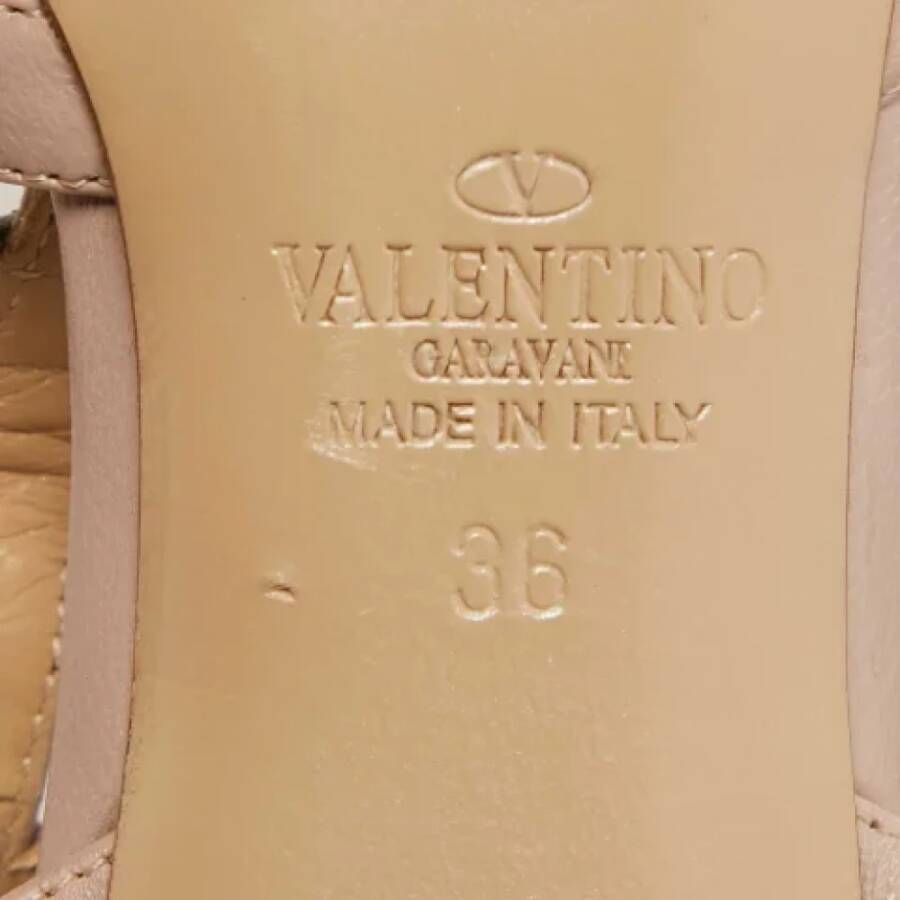 Valentino Vintage Pre-owned Leather heels Brown Dames