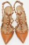 Valentino Vintage Pre-owned Leather heels Brown Dames - Thumbnail 3