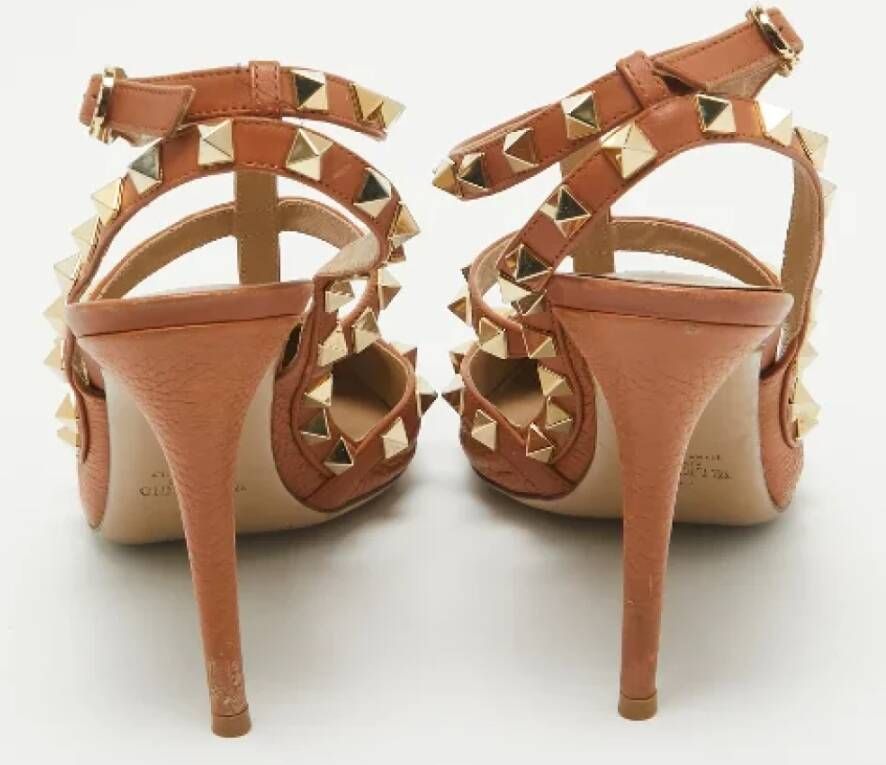 Valentino Vintage Pre-owned Leather heels Brown Dames