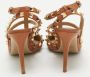 Valentino Vintage Pre-owned Leather heels Brown Dames - Thumbnail 5