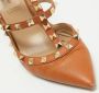 Valentino Vintage Pre-owned Leather heels Brown Dames - Thumbnail 7