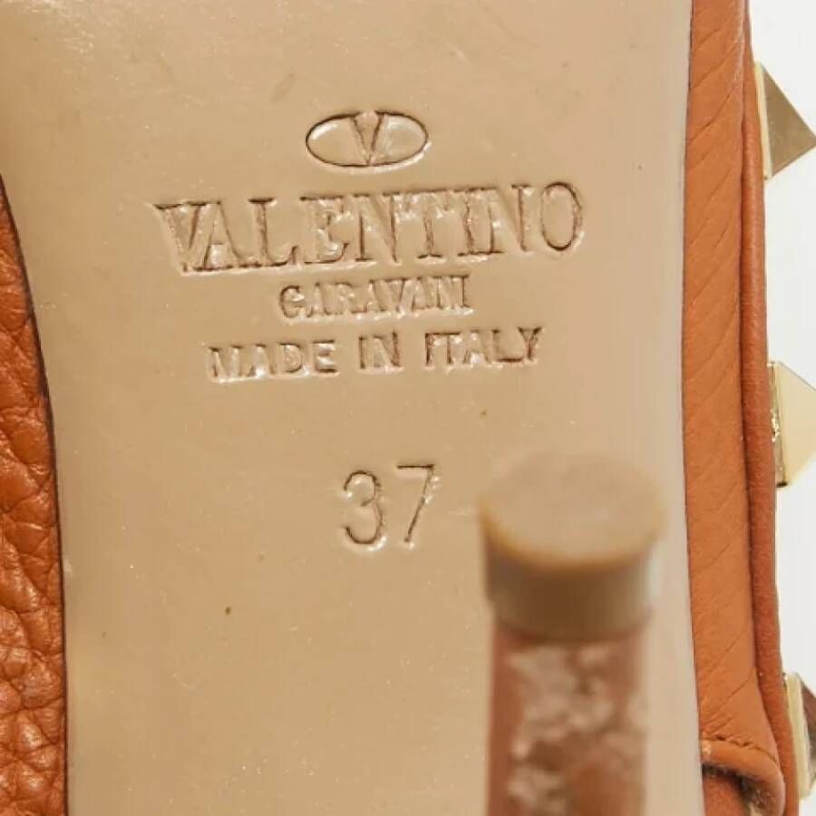Valentino Vintage Pre-owned Leather heels Brown Dames