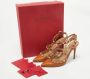 Valentino Vintage Pre-owned Leather heels Brown Dames - Thumbnail 9