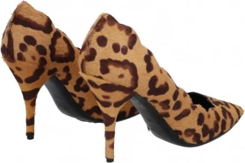 Valentino Vintage Pre-owned Leather heels Brown Dames