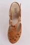 Valentino Vintage Pre-owned Leather heels Brown Dames - Thumbnail 5