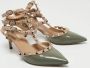 Valentino Vintage Pre-owned Leather heels Green Dames - Thumbnail 4