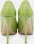 Valentino Vintage Pre-owned Leather heels Green Dames - Thumbnail 5