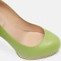 Valentino Vintage Pre-owned Leather heels Green Dames - Thumbnail 7