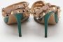 Valentino Vintage Pre-owned Leather heels Green Dames - Thumbnail 5