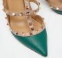 Valentino Vintage Pre-owned Leather heels Green Dames - Thumbnail 7