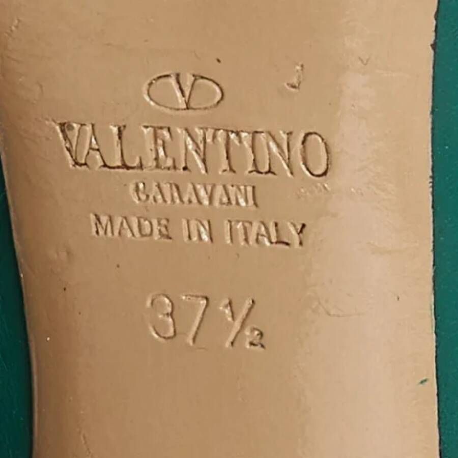 Valentino Vintage Pre-owned Leather heels Green Dames