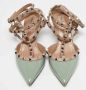 Valentino Vintage Pre-owned Leather heels Green Dames - Thumbnail 3