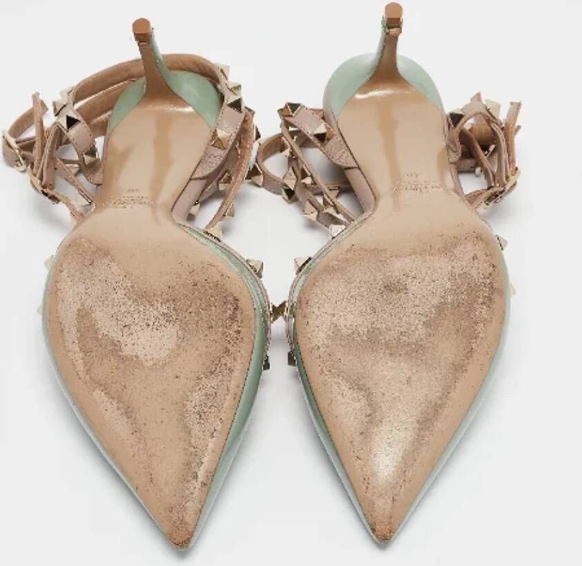 Valentino Vintage Pre-owned Leather heels Green Dames