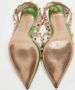 Valentino Vintage Pre-owned Leather heels Green Dames - Thumbnail 6