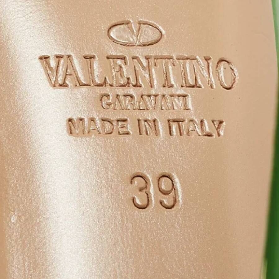 Valentino Vintage Pre-owned Leather heels Green Dames