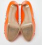 Valentino Vintage Pre-owned Leather heels Orange Dames - Thumbnail 6