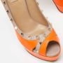 Valentino Vintage Pre-owned Leather heels Orange Dames - Thumbnail 8