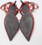 Valentino Vintage Pre-owned Leather heels Red Dames - Thumbnail 6