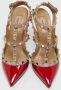 Valentino Vintage Pre-owned Leather heels Red Dames - Thumbnail 3