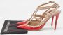 Valentino Vintage Pre-owned Leather heels Red Dames - Thumbnail 9